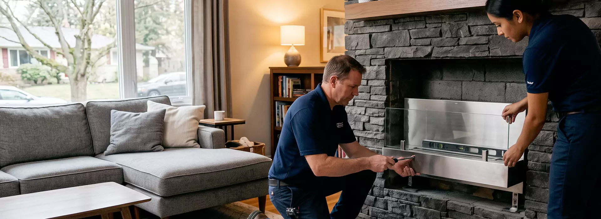 Ethanol Fireplace Installation in Cerritos, CA
