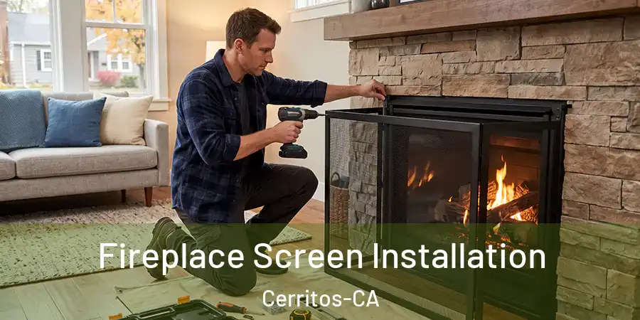  Fireplace Screen Installation Cerritos-CA