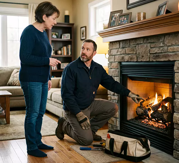 Why Cerritos Homeowners Choose Our Gas Fireplace Logs Team?