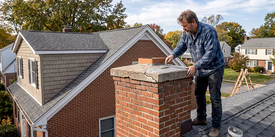 Brick Chimney Crown Repair Cerritos