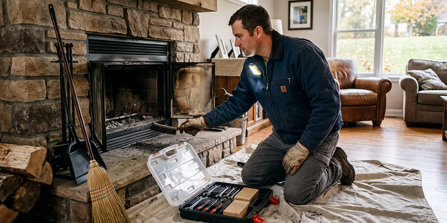 Wood Fireplace Repair in Cerritos